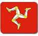 manx0  - Isle of Man Mannin Manx Flag Mousepad Mouse