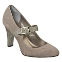 Women's Merona® Marylynn Suede Mary Jane Pumps - Gray