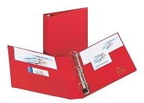 Avery Heavy-Duty Binder with 1.5-Inch One Touch EZD Ring, Red (79585)