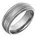 Luccia Classic Sandblast Titanium Band
