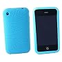 Apple iPhone 3G 3Gs 8GB 16GB 32GB Textured Silicone Skin Case Cover + Free Screen Protector (Many Colors Available)