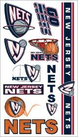 New Jersey Nets Temporary Tattoos Easily Removed With Household Rubbing Alcohol Or Baby Oil