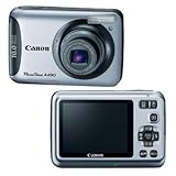 Silver Powershot A490 10MP Digital Camera with 3.3x Optical Zoom