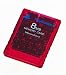 Official Sony PlayStation 2 Memory Card - Red