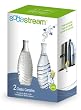 SodaStream 1047200490 Duopack Glaskaraffe 2 x 0.6 L passend für Penguin und Crystal Sprudler