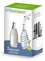 SodaStream 1047200490 Duopack Glaskaraffe 2 x 0.6 L passend für Penguin und Crystal Sprudler