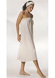 Waffle Weave Bare Shoulders Spa Gown * Marina Spa Apparel