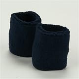 Wrist Band Pair (terry)-Navy