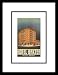Hotel Baxter, Bozeman, Montana Travel Framed Art Poster Print, 14x16