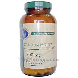 Calcium Pyruvate 500 mg 180 Capsules