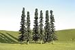 Bachmann Trains inches 6 inches  Conifer Trees 6 Per Box