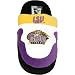 Louisiana State (LSU) Tigers Comfy Feet Scuff Slippers