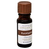 Aura Cacia Pure Aromatherapy Organics Certified Organic Essential Oil, Eucalyptus, Cleansing, 0.33-Ounces (Pack of 3)