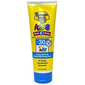 Banana Boat Kids SPF#30 Tear Free Sunblock Lotion 8 oz.