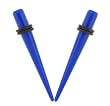 Acrylic Neon Taper - Blue - 2G - Sold as a Pair
