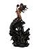 Top Collection Mermaid with Conch Riding Dolphin Statue- Hand-Painted Decorative Sculpture with Bronzed Antique Finish- 10.25-Inch Collectible Figurine