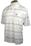 Fila Collezione Stripe Polo-White/Aloe/Dark Shadow/Yellow