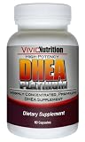 Vivid Nutrition High Potency DHEA Platinum - Highly Concentrated, Pharmaceutical Grade DHEA Supplement 25mg 60 capsules