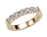1.0ctw Classic Round 5-Stone Diamond 14k Yellow Gold Wedding Band (SI1/2, H-I)
