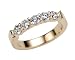 Price Comparison : 1.0ctw Classic Round 5-Stone Diamond 14k Yellow Gold Wedding Band (SI1/2, H-I)