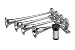 WOLO 844 4-Trumpet Train Horn Kit