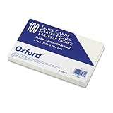 ESS50 CARD,INDEX,5X8,PLAIN,WE,100/PK