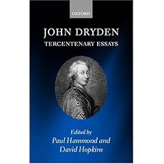 John Dryden: Tercentenary Essays
