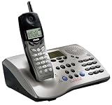 VTech 20-2481 2.4 GHz DSS 2-Line Expandable Cordless Phone with Digital Answering System and Caller ID (Silver and Black)