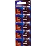 Buy #321 Renata Watch Batteries 5Pcs