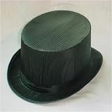 Crinoline Silk Top Hat Black