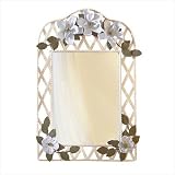 Metal Magnolia Wall Mirror - Style 33592