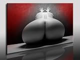 Zoom Produkt-Bild: Akt Sexy Girl Leinwand Bild 100x70cm k. Poster ! Bild fertig auf Keilrahmen ! Pop Art Wandbilder, Bilder zur Dekoration - Deko. Akt / Erotik / Sexy Kunstdrucke und Gem&auml;lde