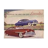 1949 LINCOLN COSMOPOLITAN Sales Brochure Book by Lincoln