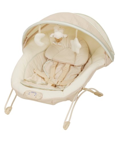 Buy Low Price Cozy Graco Soothe and Swaddle Bouncer, Oasis 4F01OAS