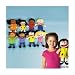 Plush Happy Kids Hand Puppets Set - 8 pc - Multi Ethnical Collection