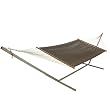Castaway Open Weave Hammock, Bronze, Large