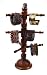 Fair Trade "Cleopatra" Revolving Jewelry Stand Made From Reclaimed Wood