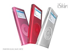 iSkin 2G nano Skin for 2nd Generation iPod nano 3 pack, Cruise pack (Blush/Blaze/Arctic)