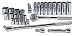 SK 4128-6 28 Piece 1/2-Inch Drive 6 Point 3/8-Inch to 1-1/4-Inch Standard Socket Set