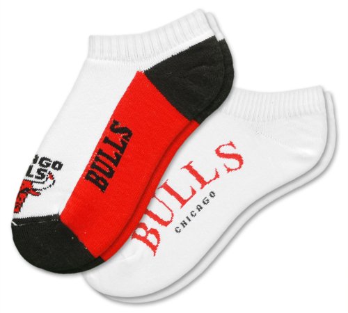 NBA Chicago Bulls Mens Socks, 2-Pack, Ankle Socks