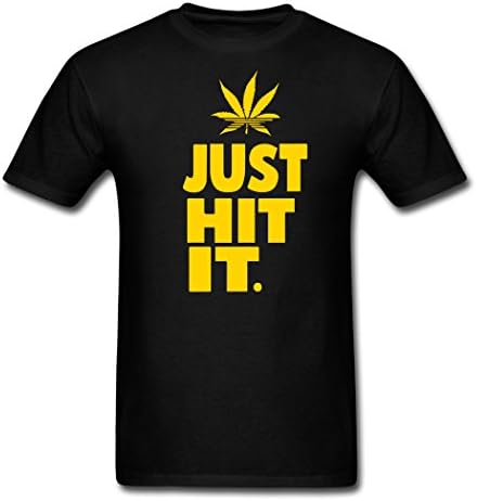 UnisexFit Super quality Men's Just Hit It T-Shirts Black XL