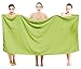 SALBAKOS 100% Turkish Cotton Jumbo Bath Sheet Towel Oversized 40x80 inch | Premium Hotel & Spa Quality, Soft, Absorbent, XL Bath Towels | Made in Turkey (Pack of 1, Green, Jumbo Bath Sheet)