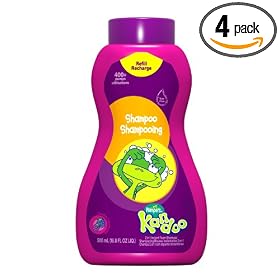 Pampers Kandoo Instant Foam Shampoo Refill, Funny Berry Scent, 16.8 Fluid Ounces (Pack of 4)