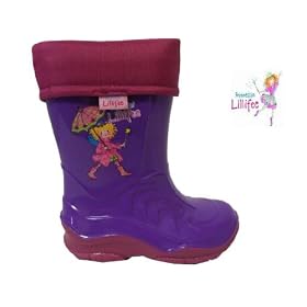 Prinzessin LILLIFEE Regenstiefel, Gummistiefel gefüttert ANTONELLA