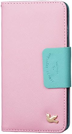 iPhone 6 Plus Case,(5.5)[Upgraded-Opened Volume and Power Button Ports,no Break Issue] By HiLDA,Wallet Case,PU Leather Case,Credit Card Holder,Flip Cover Case[Pink]