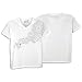 Silver Star Toga V-Neck Tee - Men's