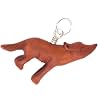 Low price CARVED HOWLING WOLF CHARM ~ WOOD