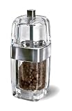 Cole & Mason Precision Seville 140 mm Acrylic Pepper Mill with Chrome Banding