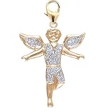 14kGoldDiamondAngelCharm(1/10cttw)