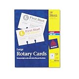 Avery Rotary Cards, Laser and Ink Jet Printers, 3 x 5 Inches, 150 Cards per Box (05386)